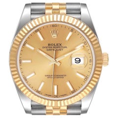 Rolex Datejust 41 Steel Yellow Gold Jubilee Bracelet Watch 126333 Box Card