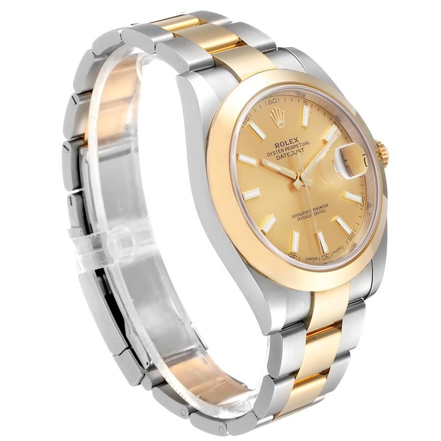 Rolex Datejust 41 Steel Yellow Gold Mens Watch 126303 Unworn In Excellent Condition For Sale In Atlanta, GA