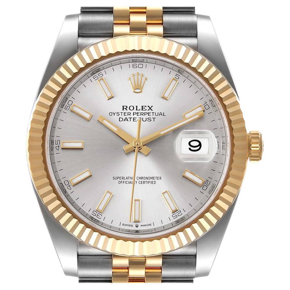 silver datejust 41