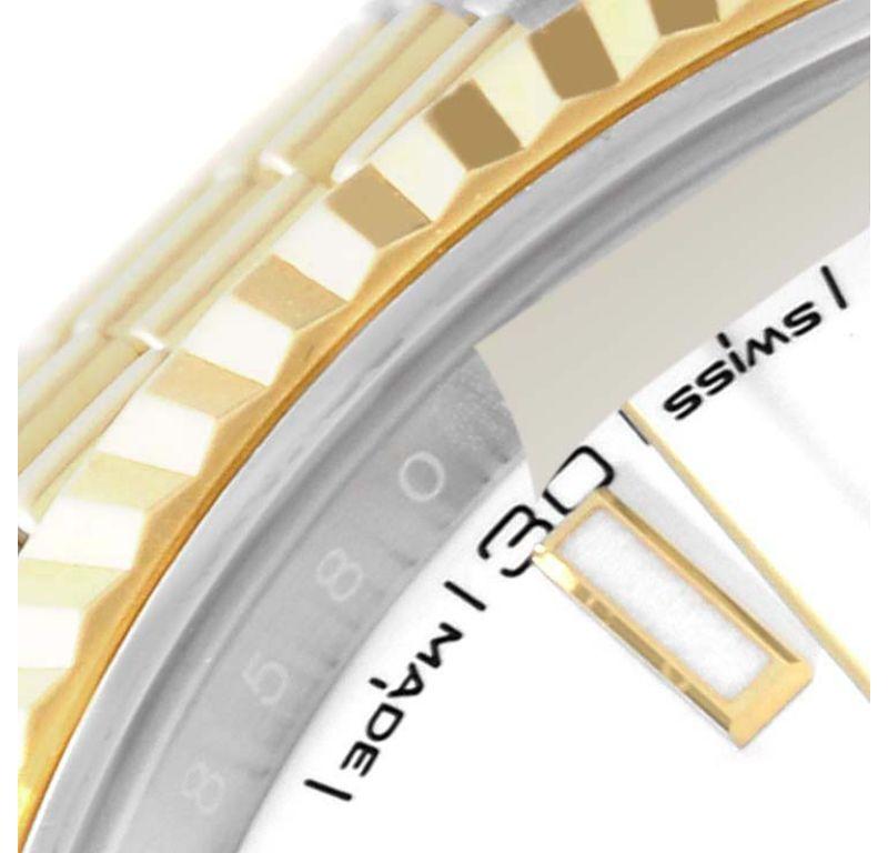Rolex Datejust 41 Steel Yellow Gold White Dial Mens Watch 126333 2