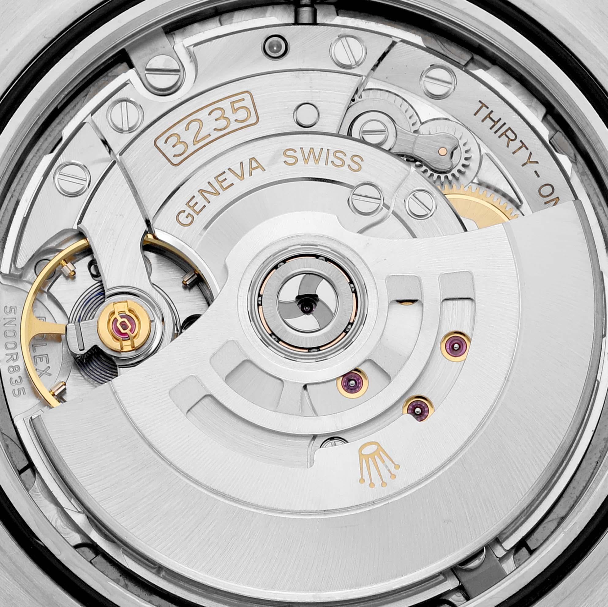 Rolex Montre Datejust 41 en acier et or jaune avec cadran tennis pour hommes 126333 Boîte Card en vente 1