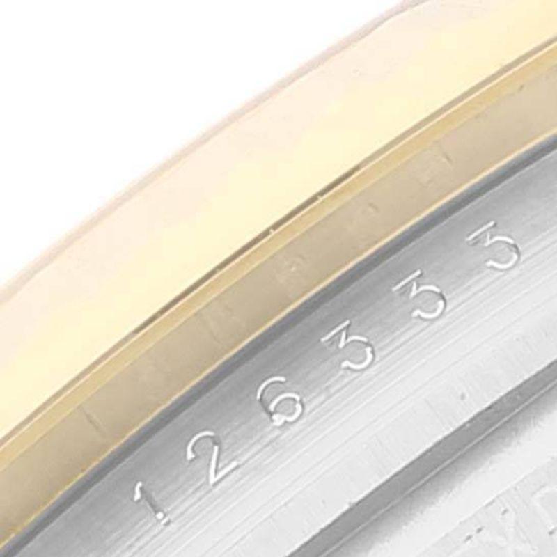 Men's Rolex Datejust 41 Steel Yellow Gold Wimbledon Dial Mens Watch 126333