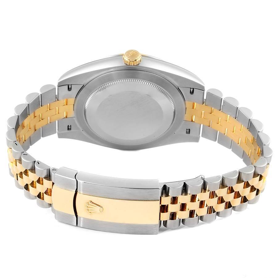 Rolex Datejust 41 Steel Yellow Gold Wimbledon Men's Watch 126333 Unworn For Sale 4