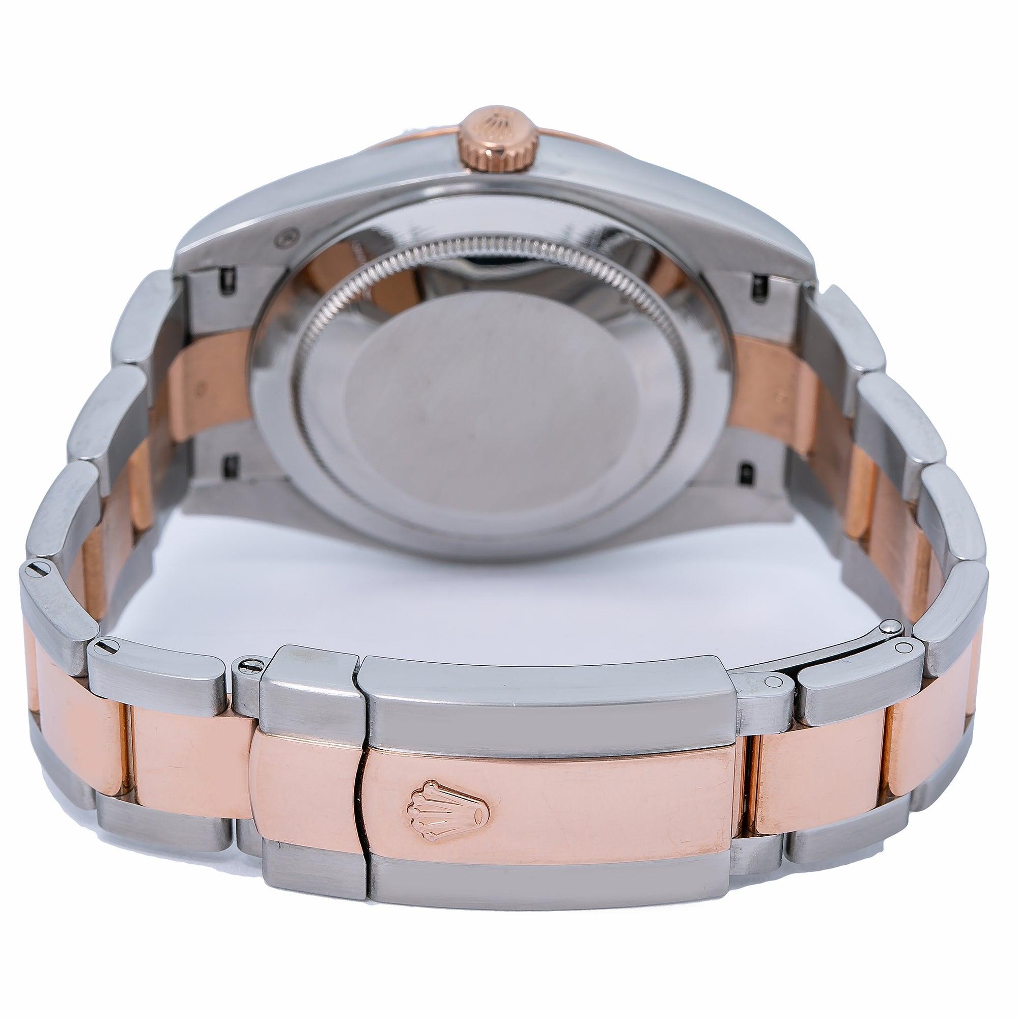 rolex rose gold diamond watch