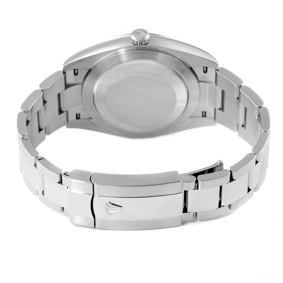 Rolex Datejust 41 White Dial Stainless Steel Mens Watch 126300 Box Card For Sale 5