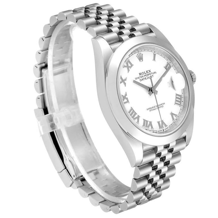 datejust 41 white dial