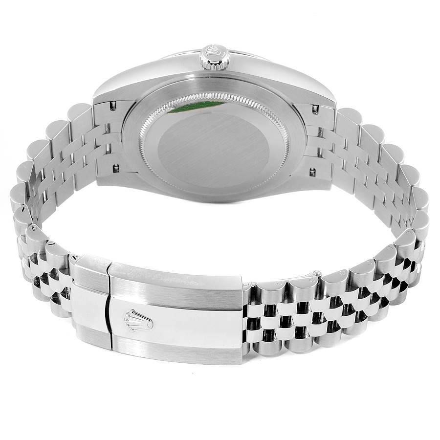 Rolex Datejust 41 White Dial Steel Men's Watch 126300 Box Card Unworn For Sale 4