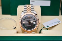 Rolex Datejust 41 Wimbledon Rose Gold&Steel Full Set Jubilee Ref: 126331