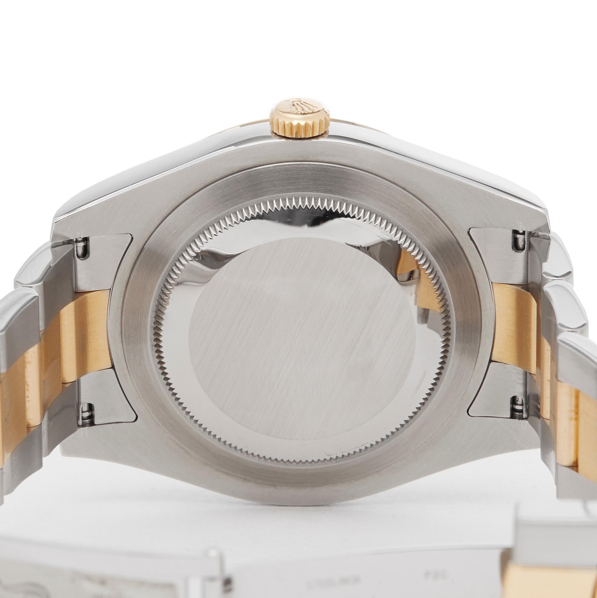 Rolex Datejust 41 Wimbledon Stainless Steel and Yellow Gold 116333 Wristwatch In Excellent Condition In Bishops Stortford, Hertfordshire