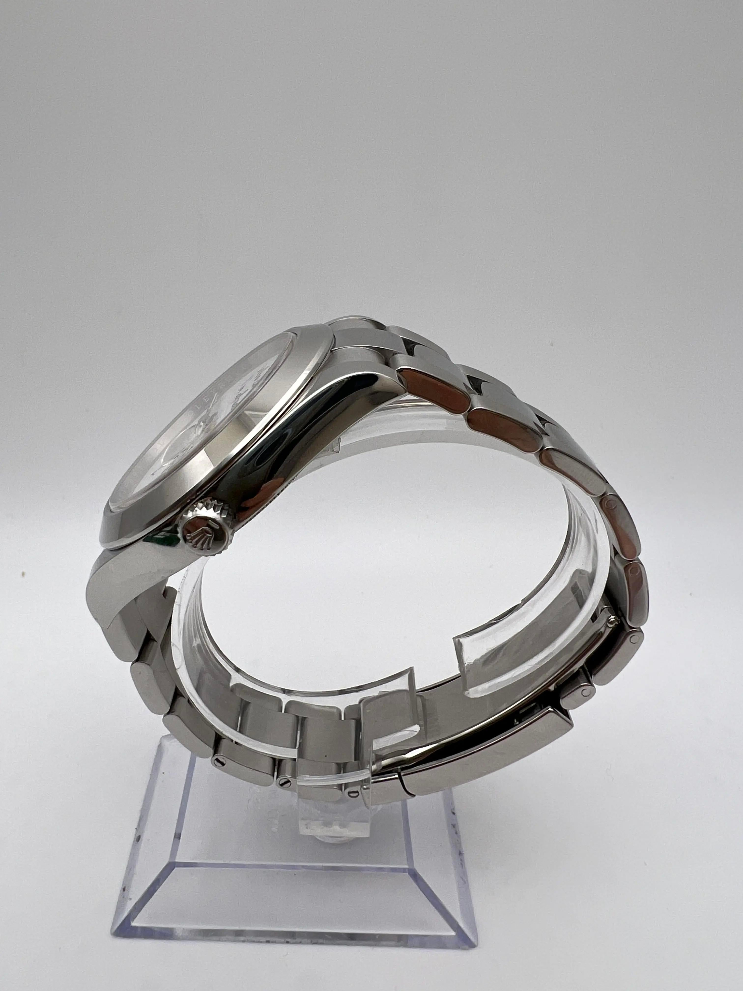 Rolex Datejust 41mm 116300 Custom Who Cares I'm Already Late White Dial Papers im Angebot 1