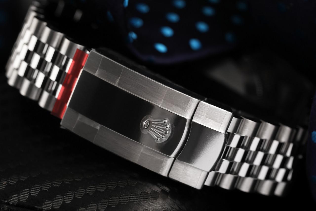 Men's Rolex Datejust 126300RSJ Stainless Steel Watch Diamond Bezel 'Dark Rhodium' For Sale