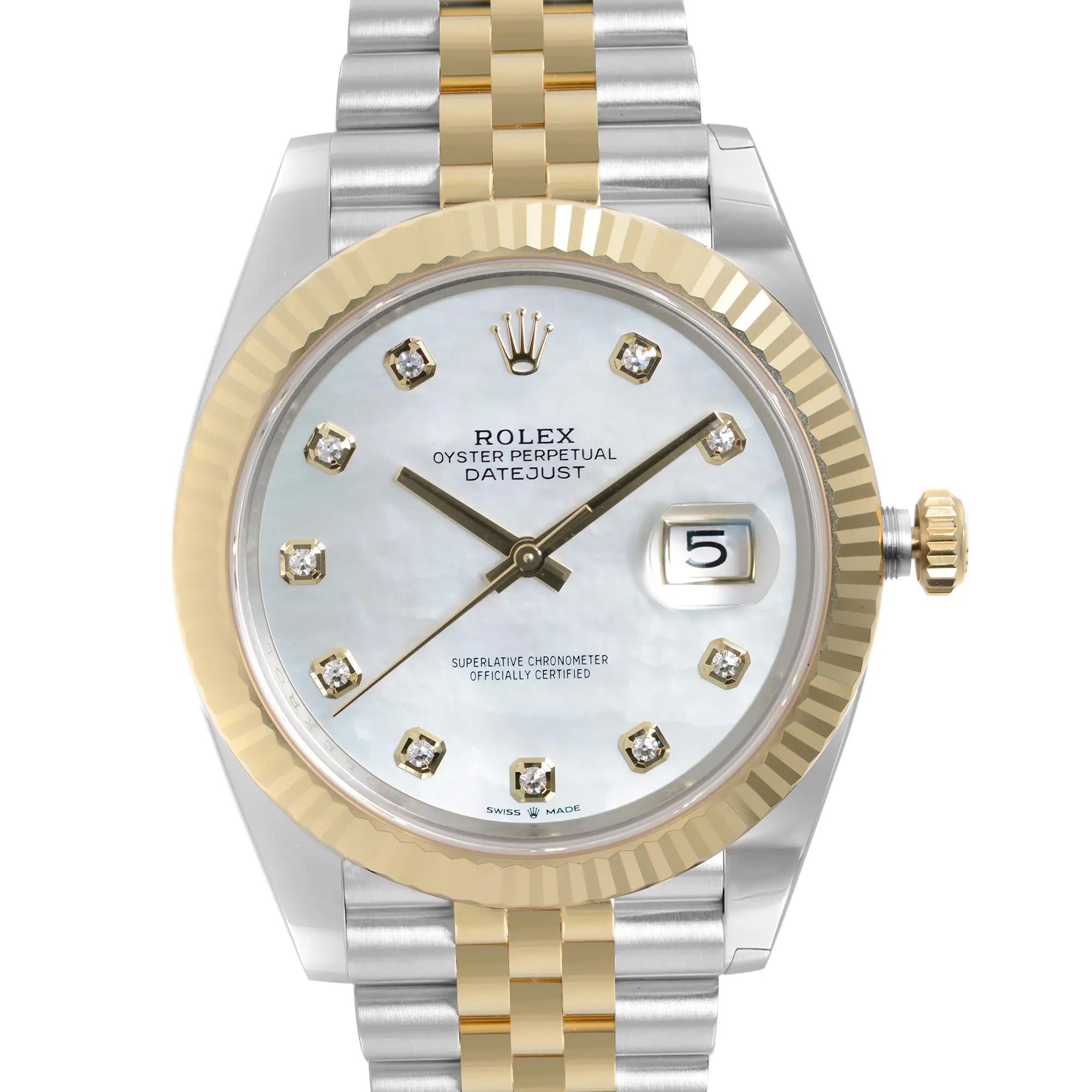 Unworn. Full link bracelet, clean dial. Comes with an original box and papers.

General Information
Brand: Rolex
Model Name: Rolex Datejust
Model Number: 126333
Department: Men
Country/Region of Manufacture: Switzerland
Year Manufactured: