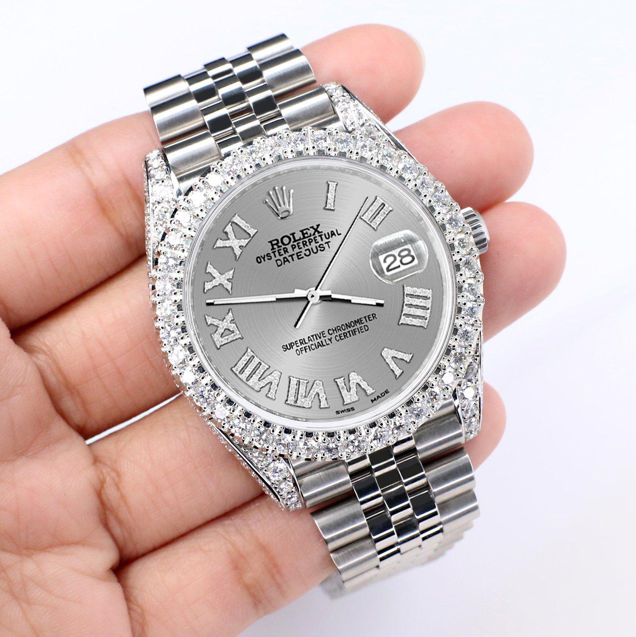 rolex watch size chart
