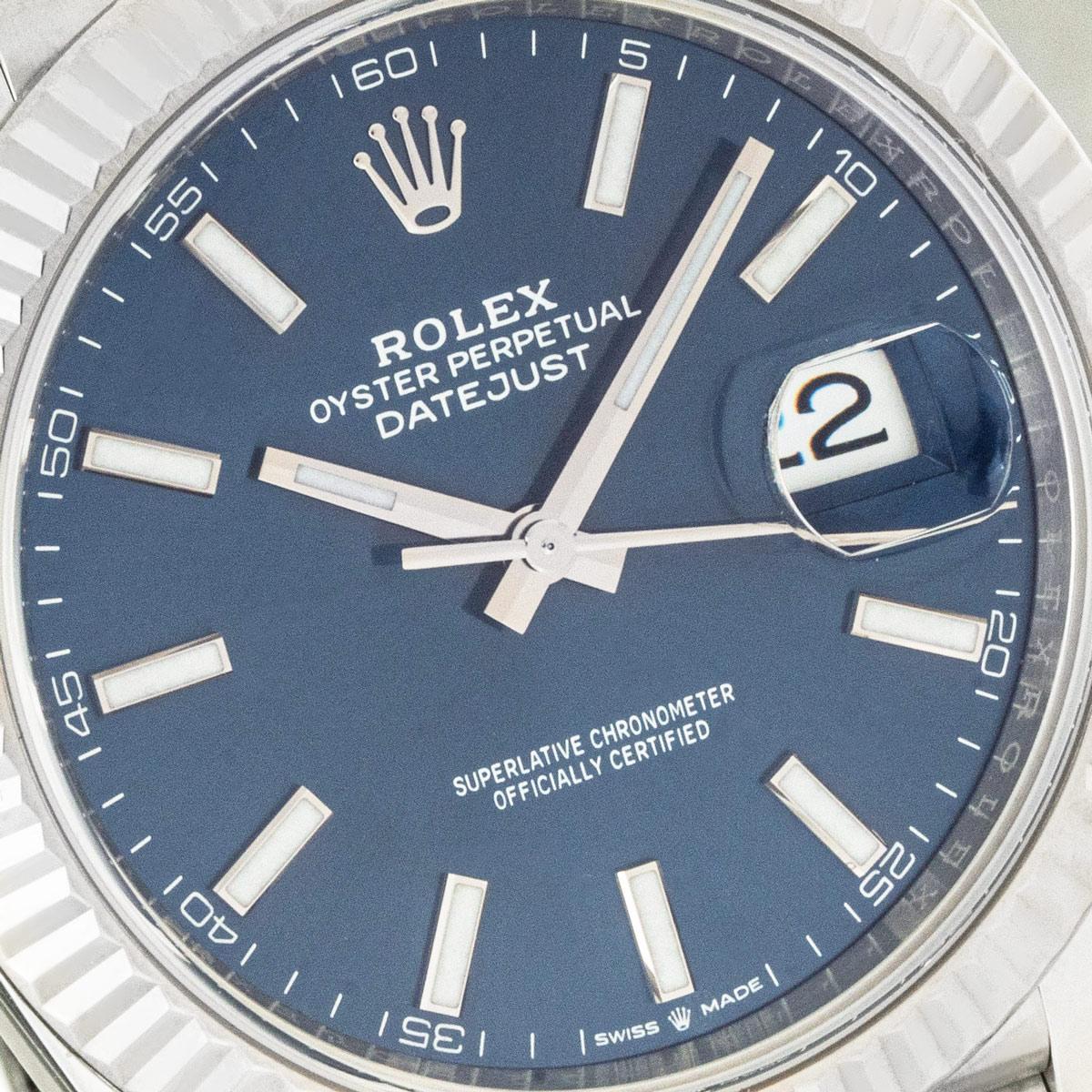 Rolex Datejust 41MM Blue Dial 126334 1