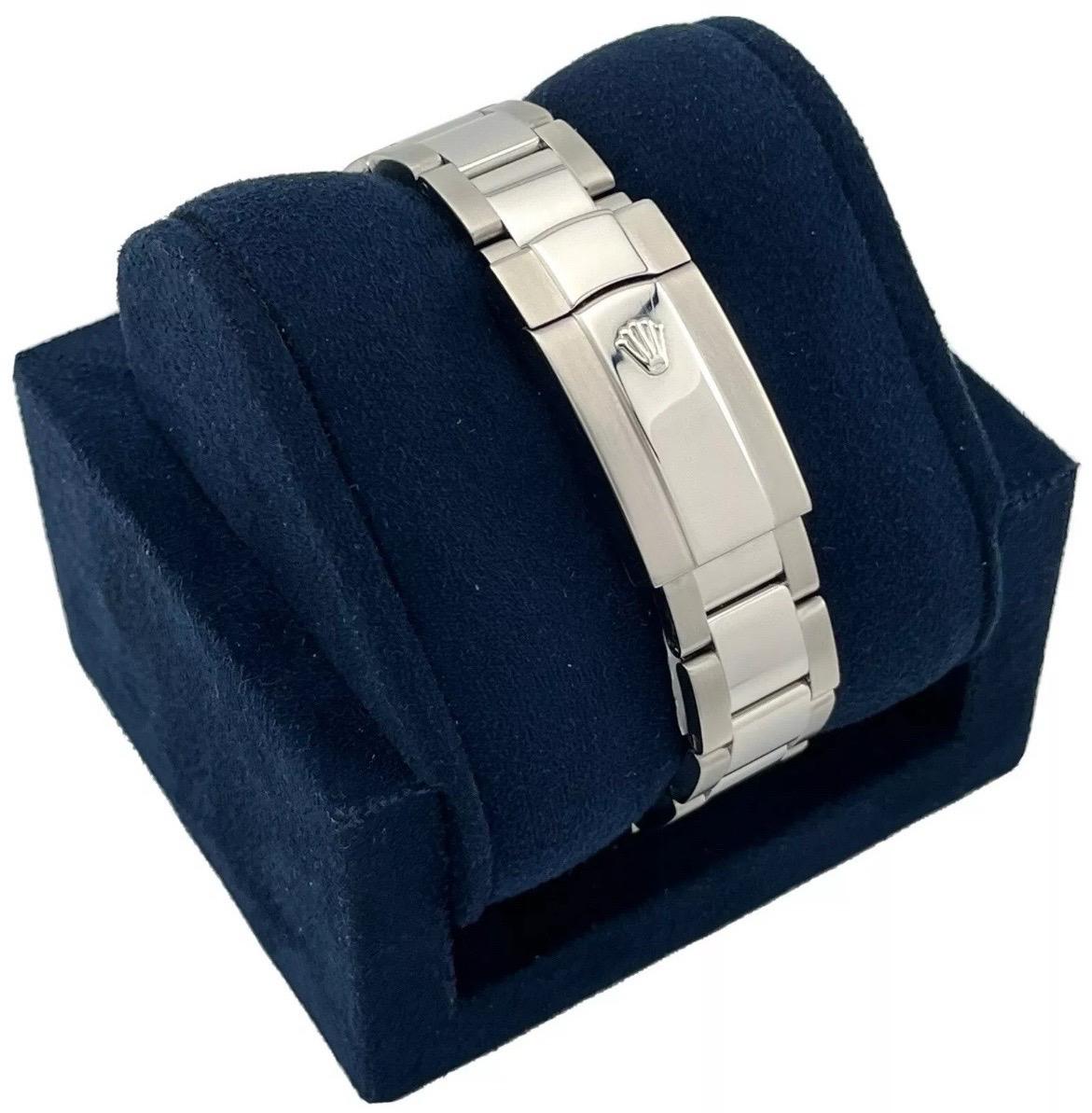 Rolex Datejust 41mm Bleu Montre à bracelet Oyster en acier inoxydable pour hommes Ref. 116300 Pour hommes en vente