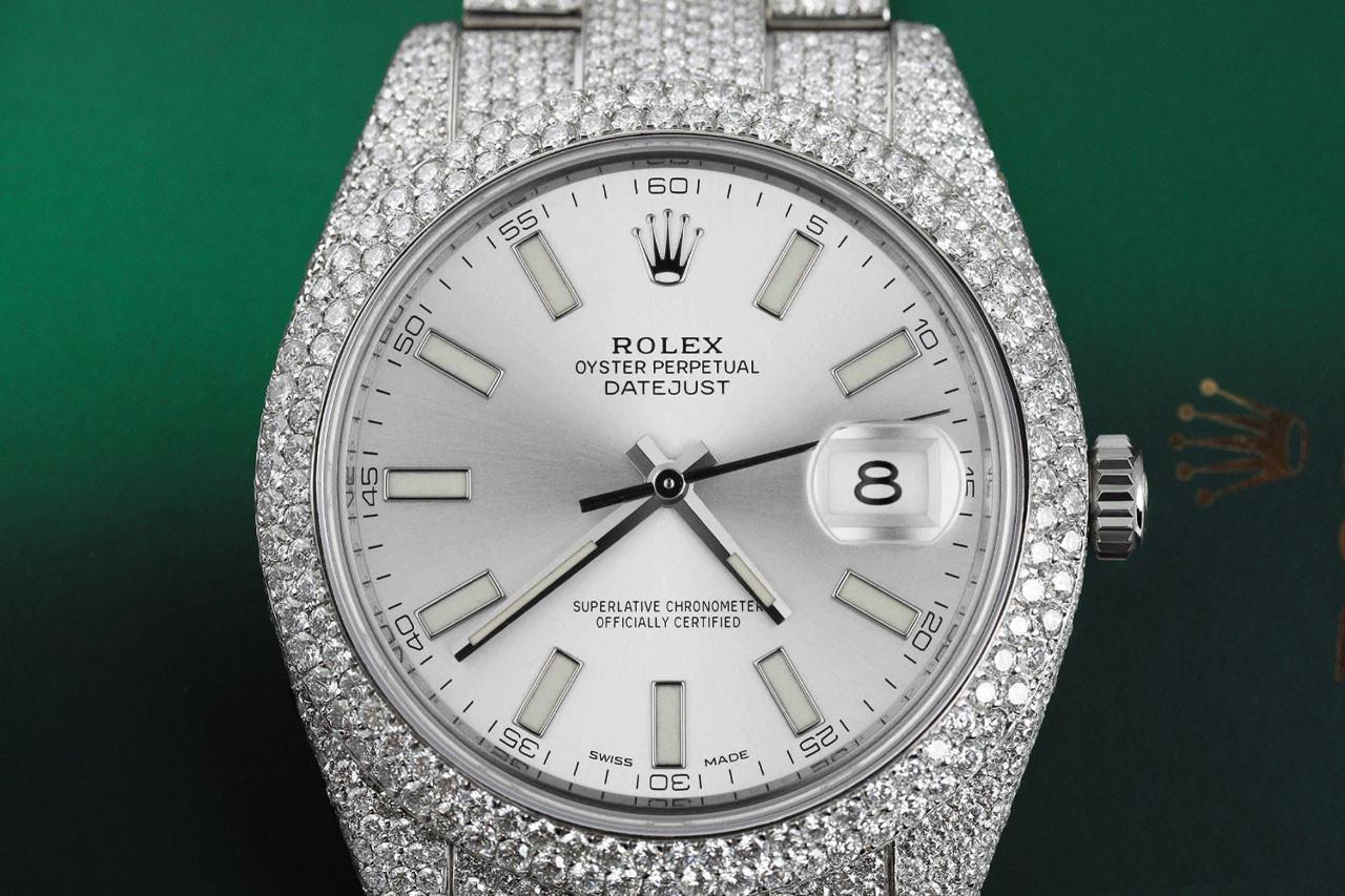 rolex diamond watches for men