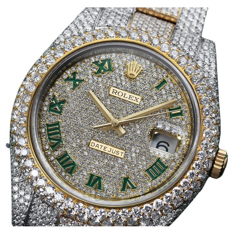 rolex watches with diamonds for men