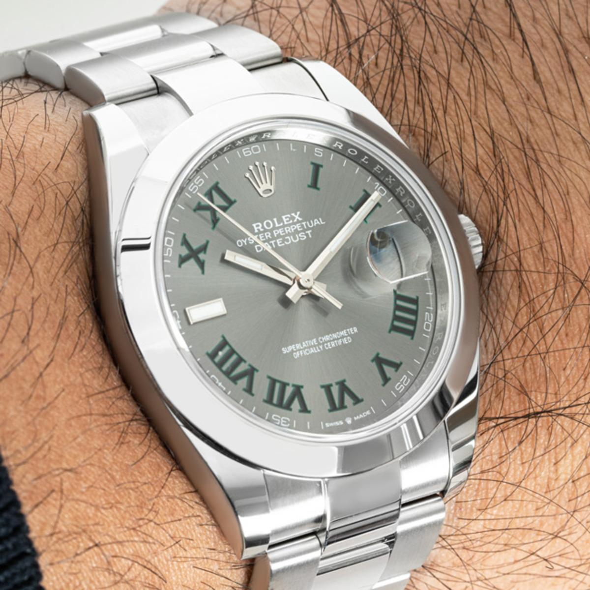 Rolex Datejust 41mm Wimbledon Dial 126300 For Sale 4