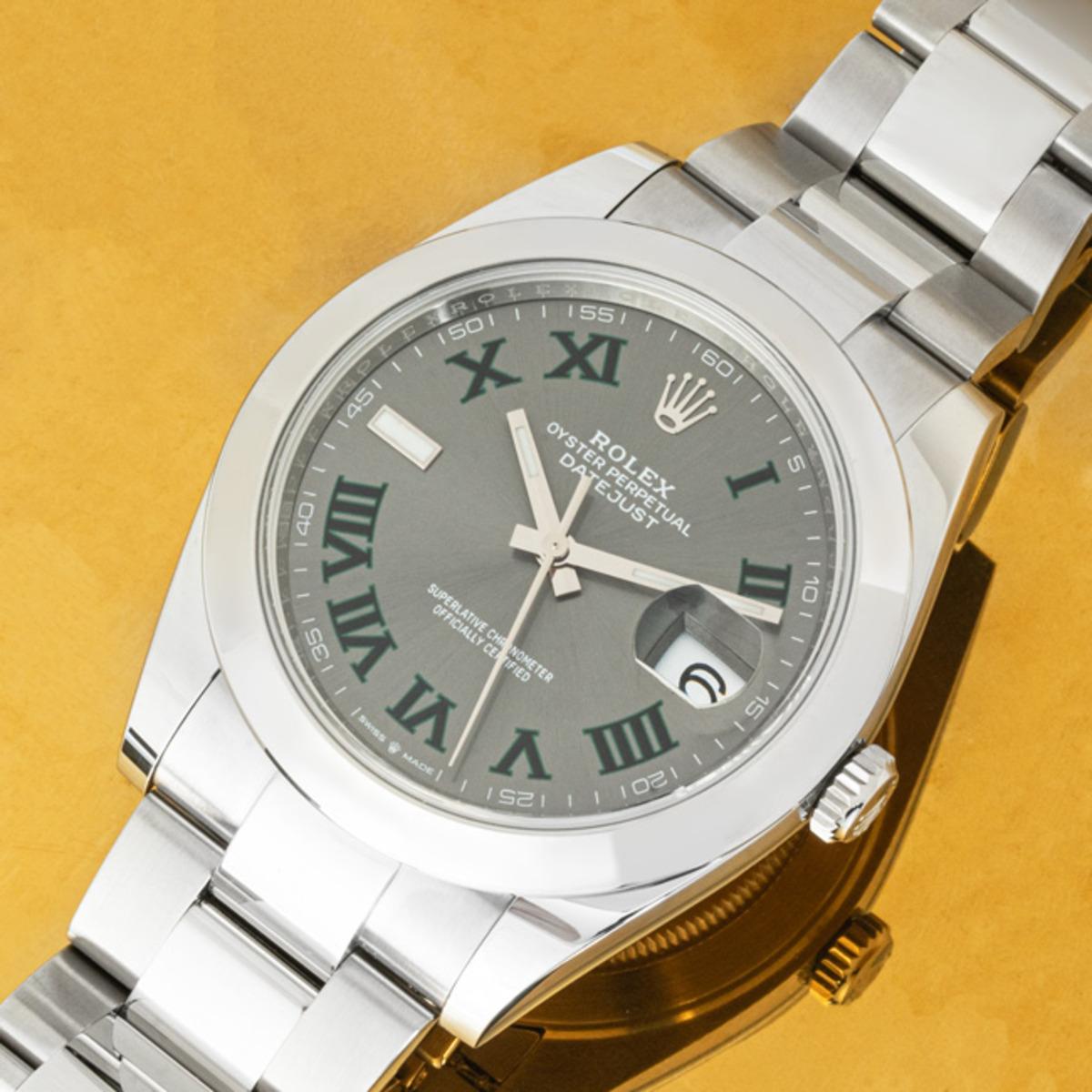 Rolex Datejust 41mm Wimbledon Dial 126300 For Sale 5