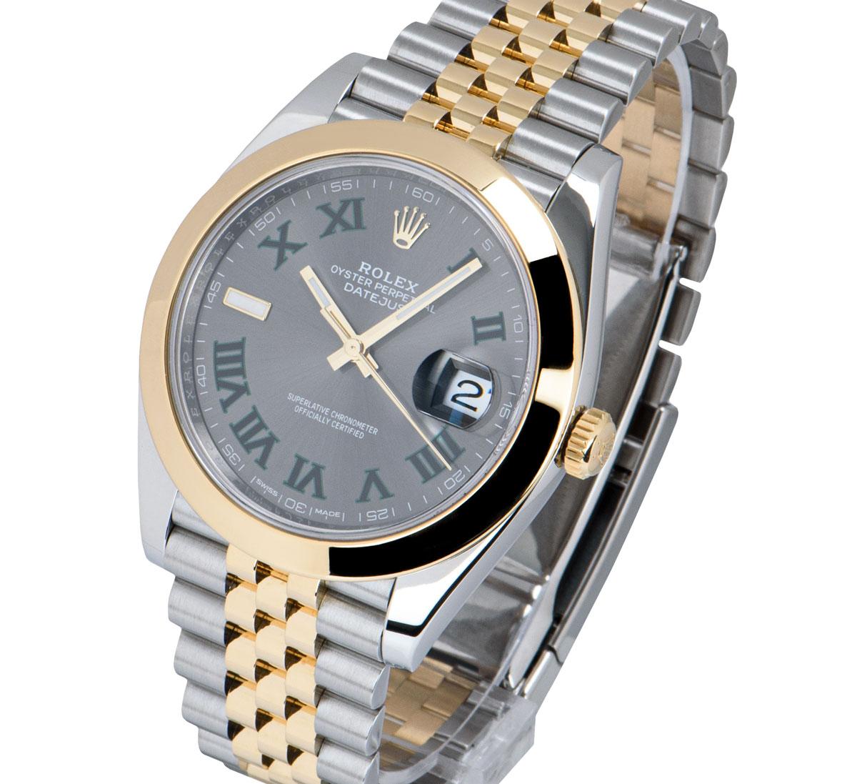 Rolex Datejust 41mm Wimbledon Dial 126303 In New Condition For Sale In London, GB