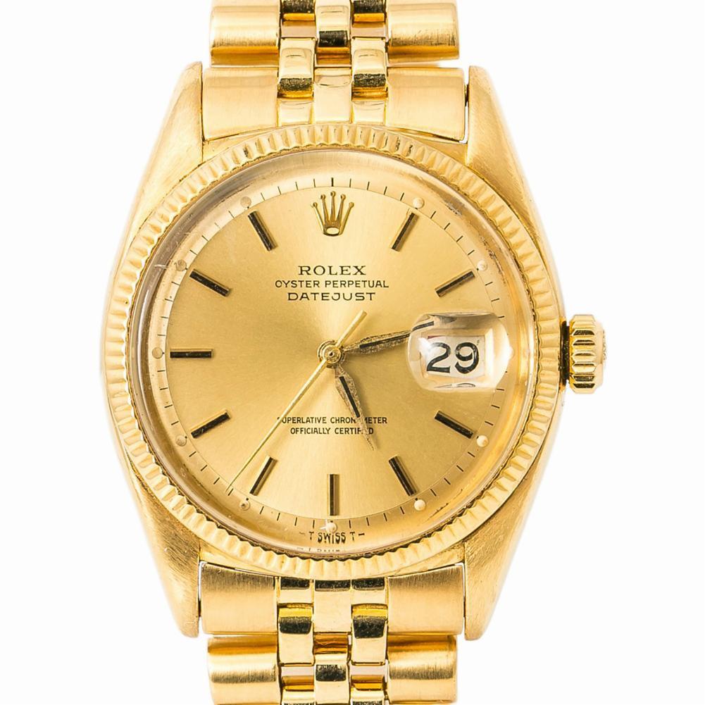 Men's Rolex Datejust 6605, Champagne Dial, Certified and Warranty