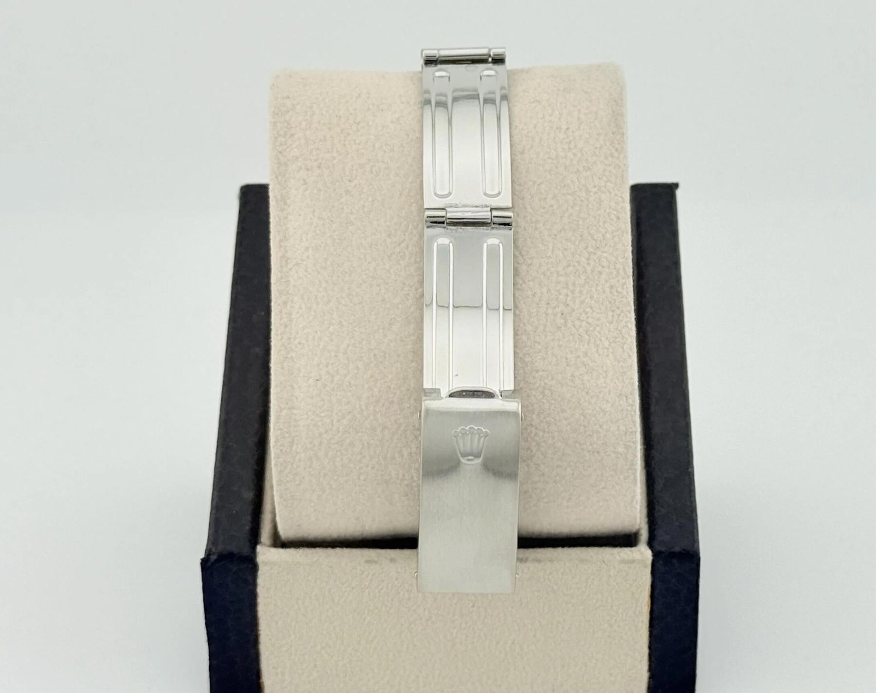 Rolex Datejust 6824 White Roman Dial 14k Yellow Gold Stainless Stee For Sale 1