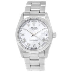 Rolex Datejust 68240, White Dial, Certified and Warranty