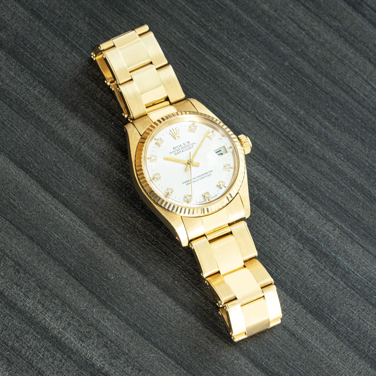 Rolex Datejust  6827 31mm Diamond Dial For Sale 3