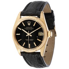 Rolex Datejust 6827 Unisex Vintage Watch in 18 Karat Yellow Gold