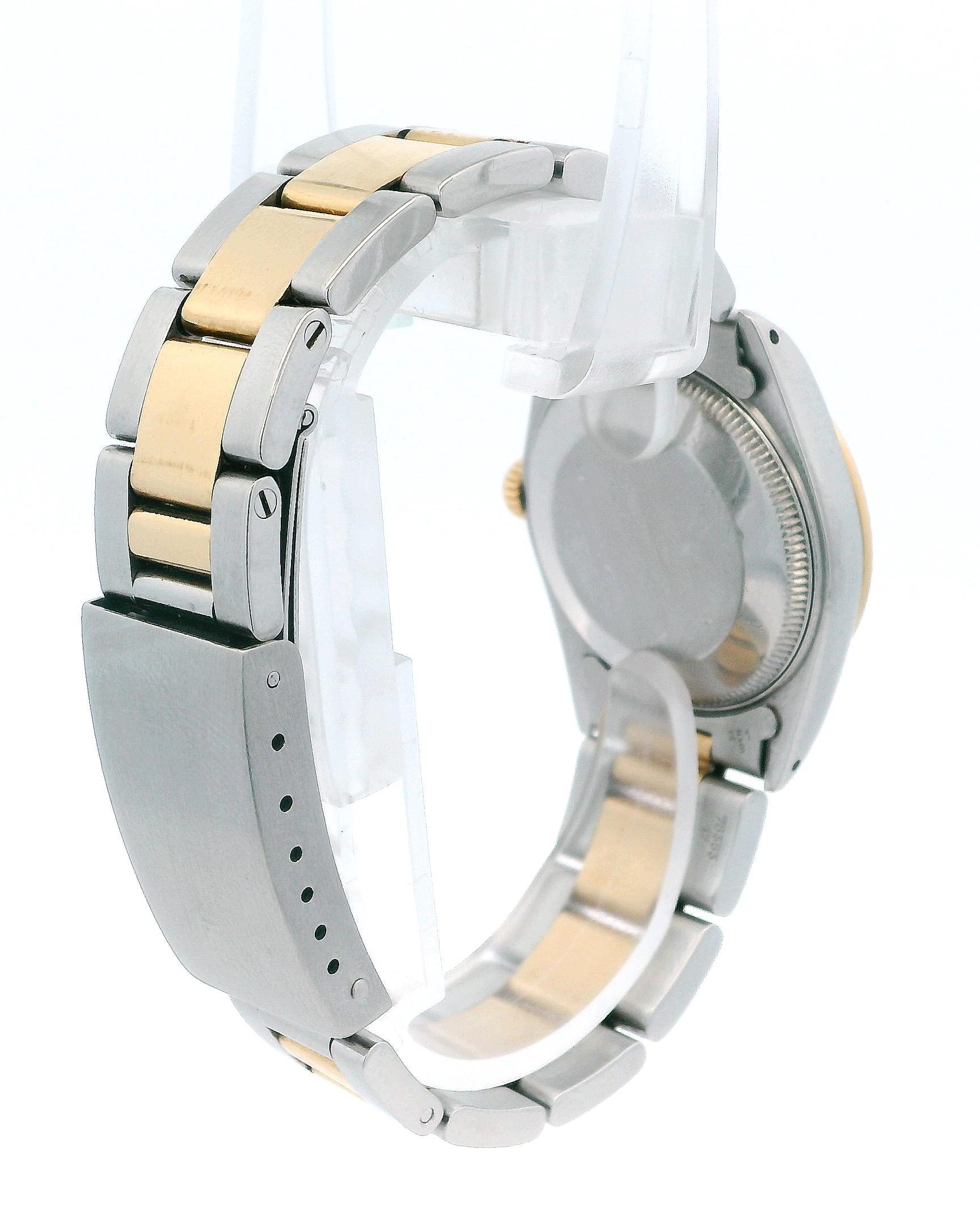 Rolex Datejust 68273 Midsize Champagner Zifferblatt Damenuhr im Angebot 1