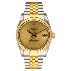 Rolex Datejust 68273 Midsize Champagne Dial  Ladies Watch