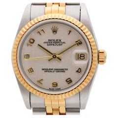Rolex Datejust 68273 Two-Tone Jubilee Dial Fluted Bezel 31mm Watch 1998 Full Set
