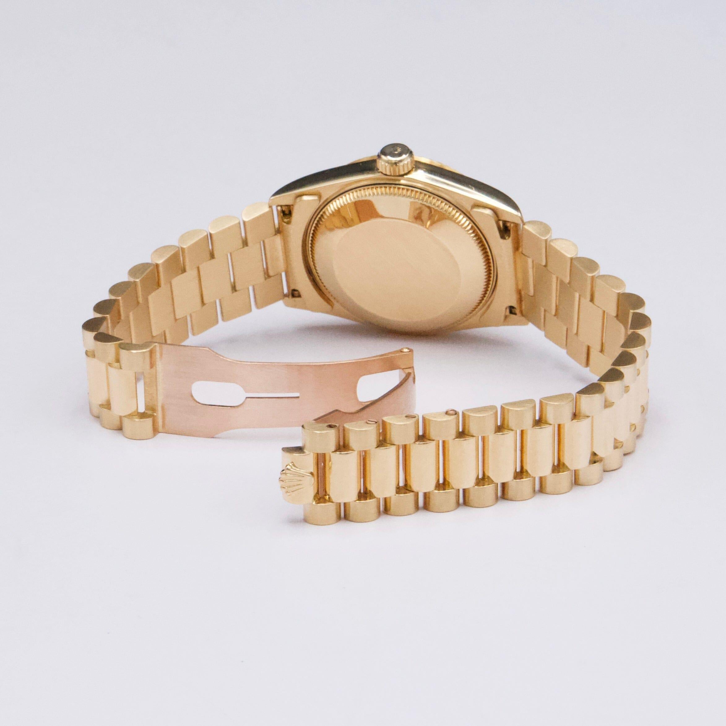 Rolex DateJust 68278 Diamond Champagne Dial Ladies Watch 2