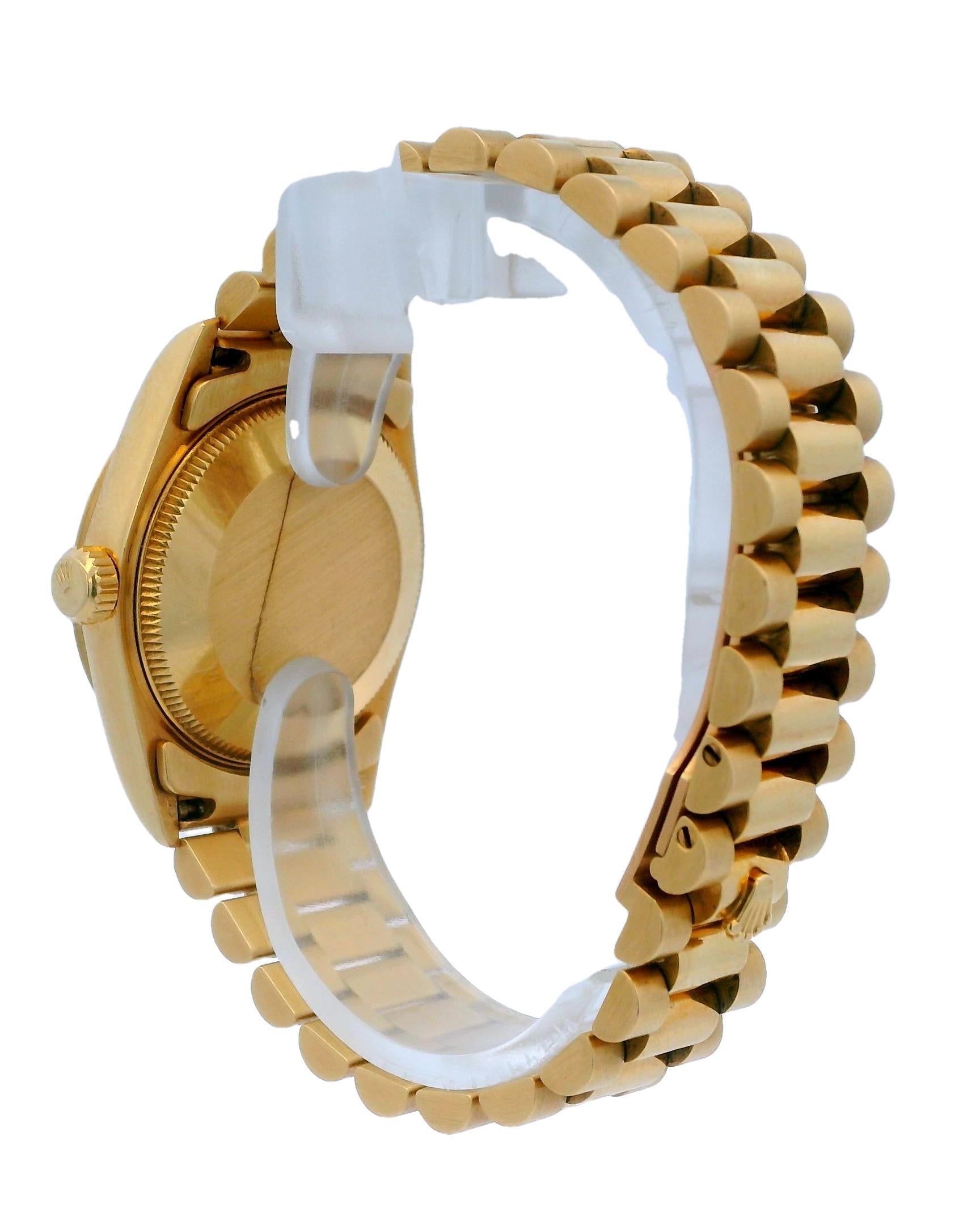 Rolex DateJust 68278 Diamond Champagne Dial Ladies Watch For Sale 3