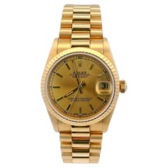 Rolex DateJust 68278 Midsize Champagne Dial Ladies Watch