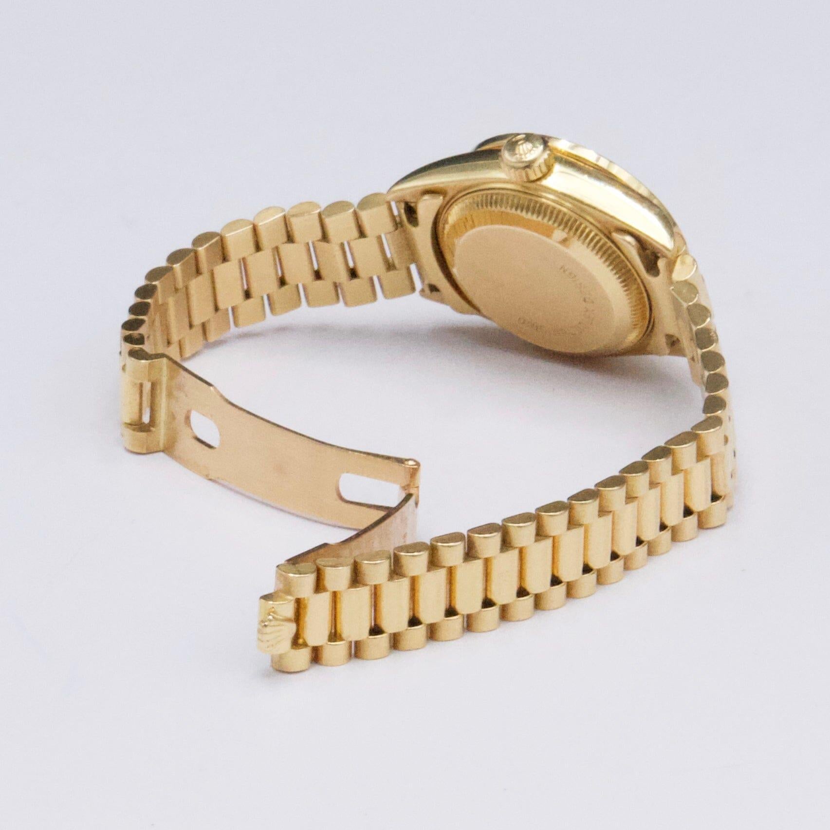 Rolex Datejust 69138 Diamond Dial & Bezel Ladies Watch Caja Papeles en venta 3