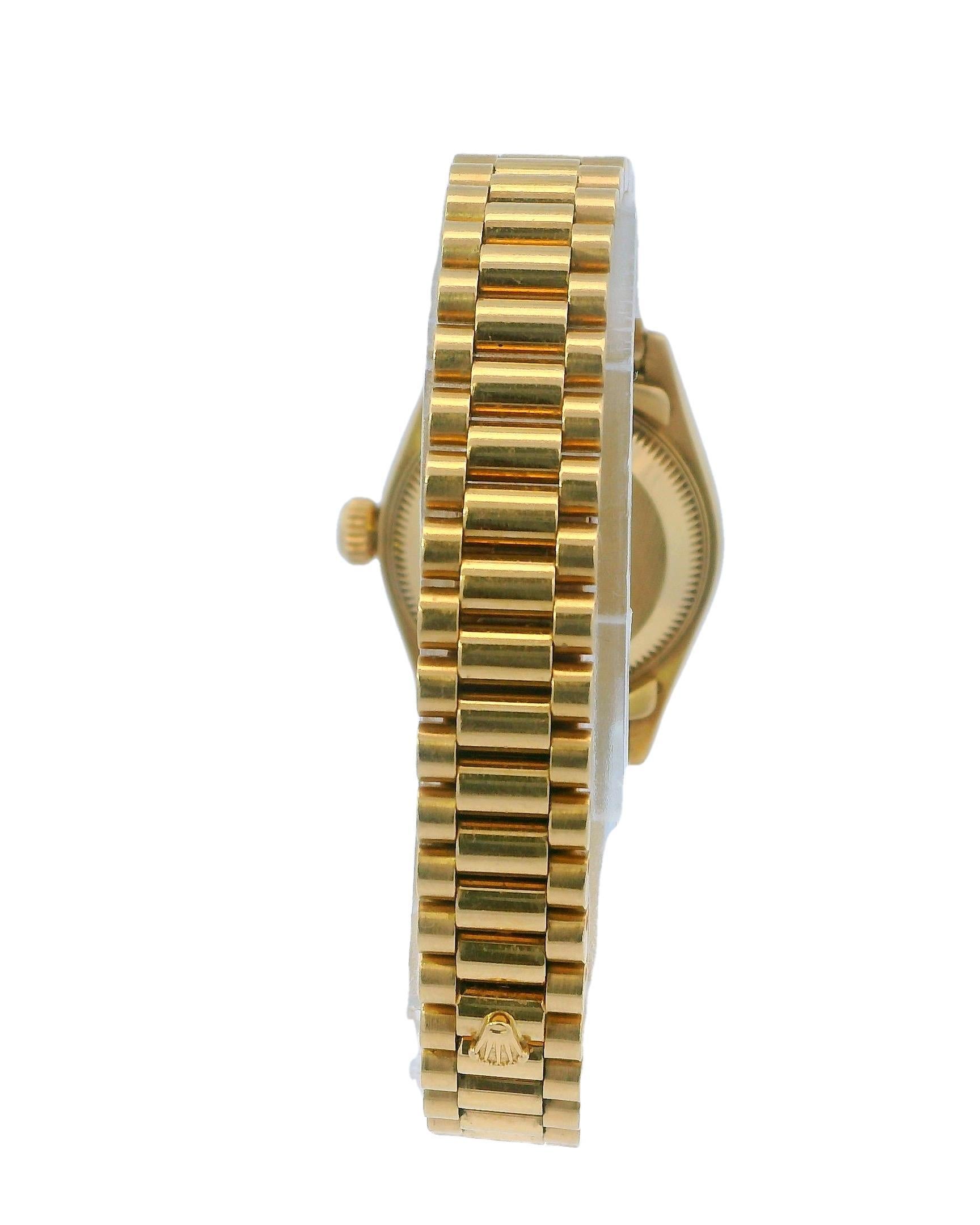 Rolex Datejust 69138 MOP Diamond  Dial Ladies Watch 3