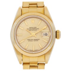 Rolex Datejust 6916, Gold Dial, Certified and Warranty