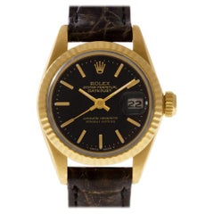 Rolex Datejust 6917, Black Dial, Certified and Warranty