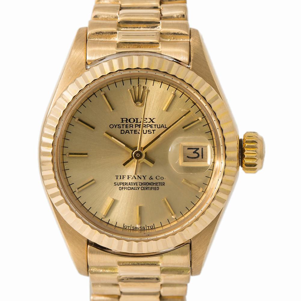 Women's Rolex Datejust 6917, Champagne Dial, Certified and Warranty For Sale