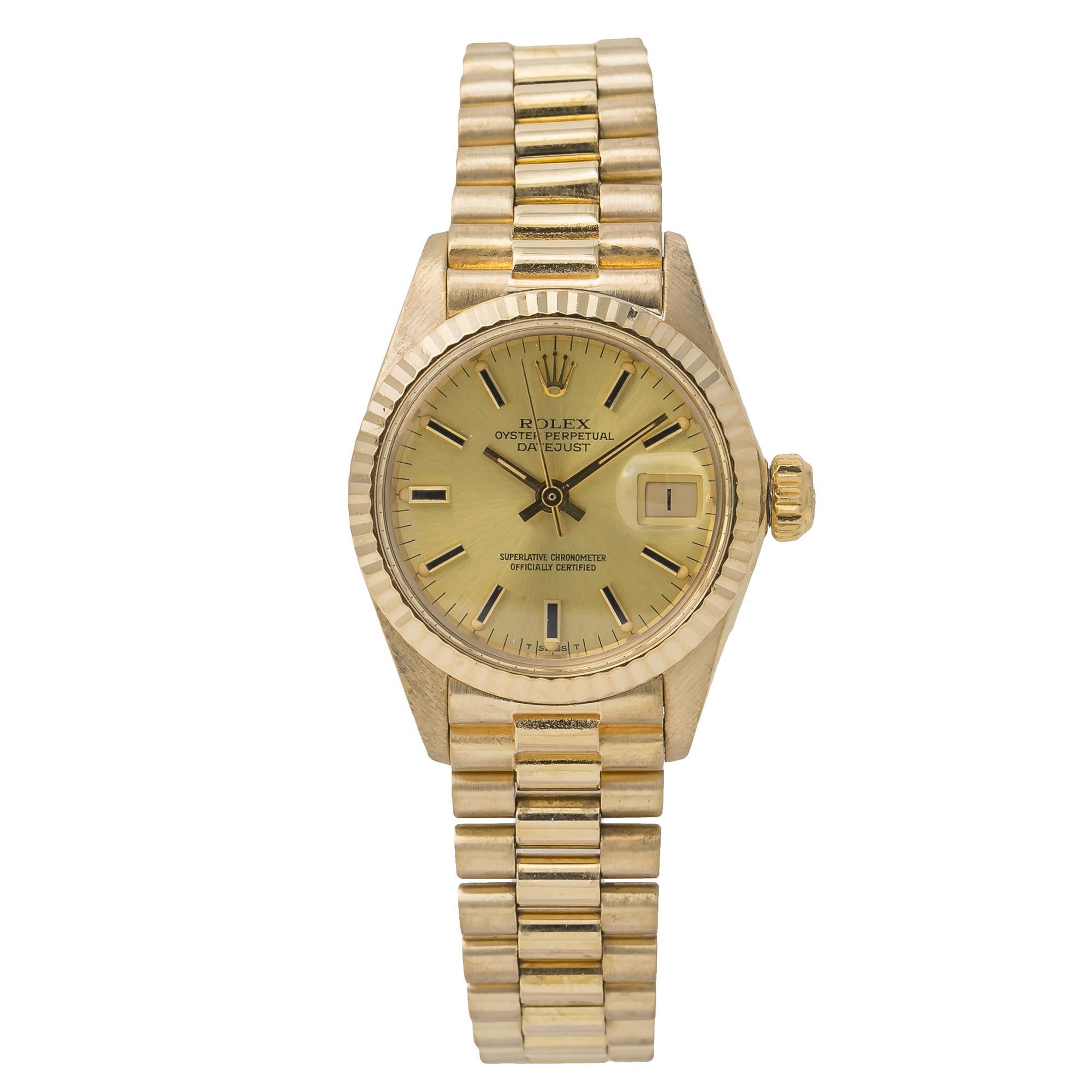 Rolex Datejust 6917, Champagne Dial, Certified and Warranty 1