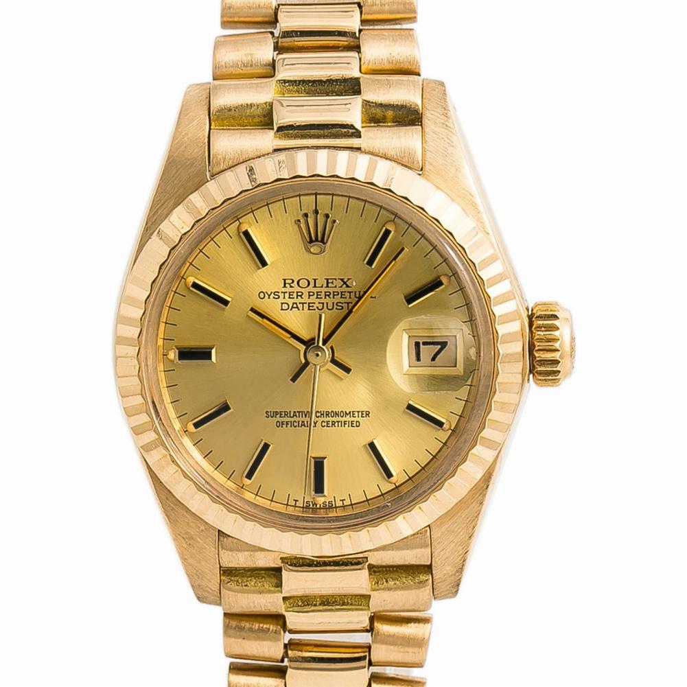 Rolex Datejust 6917, Gold Dial, Certified and Warranty 1
