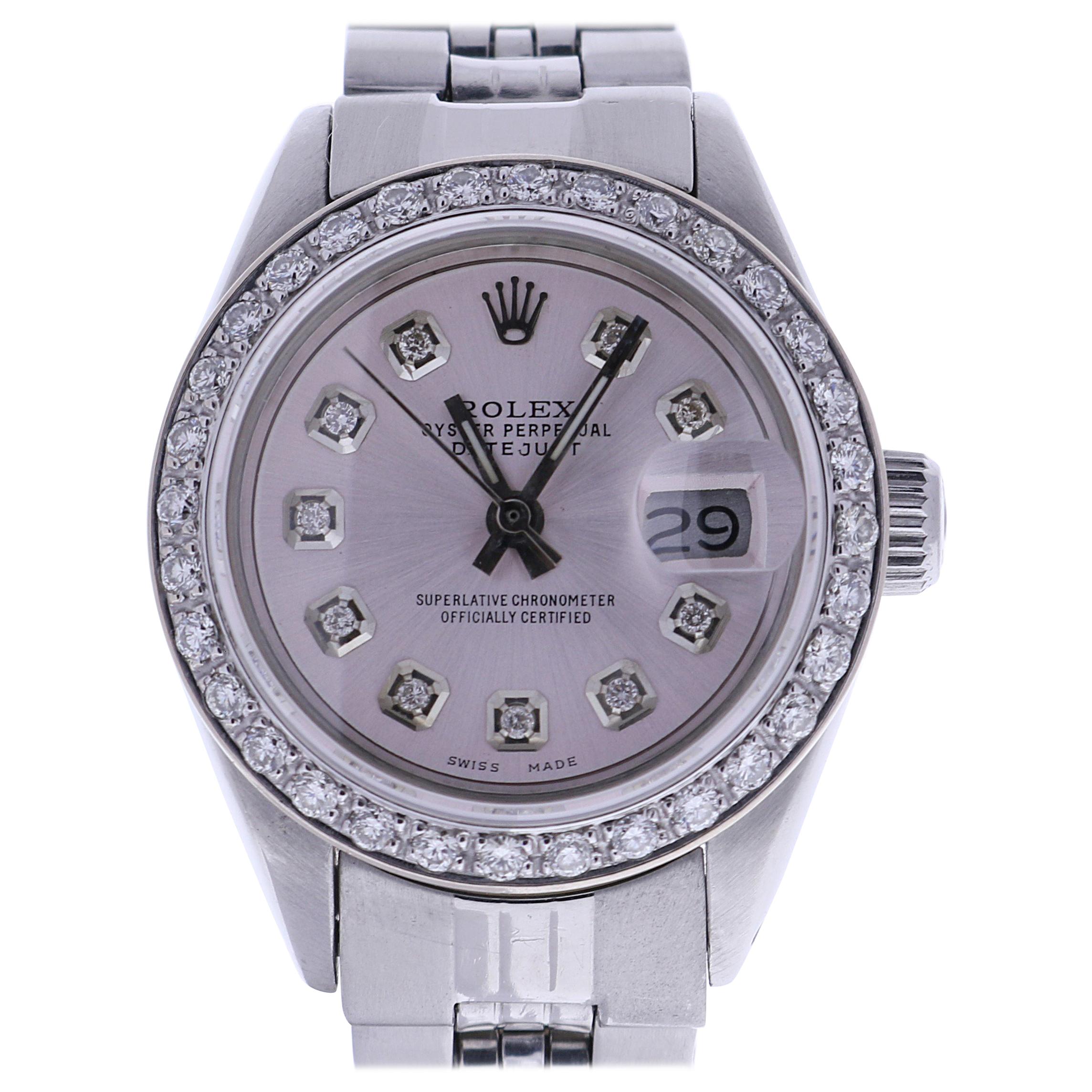 Rolex Datejust 6917 26 mm Pink Dial For Sale