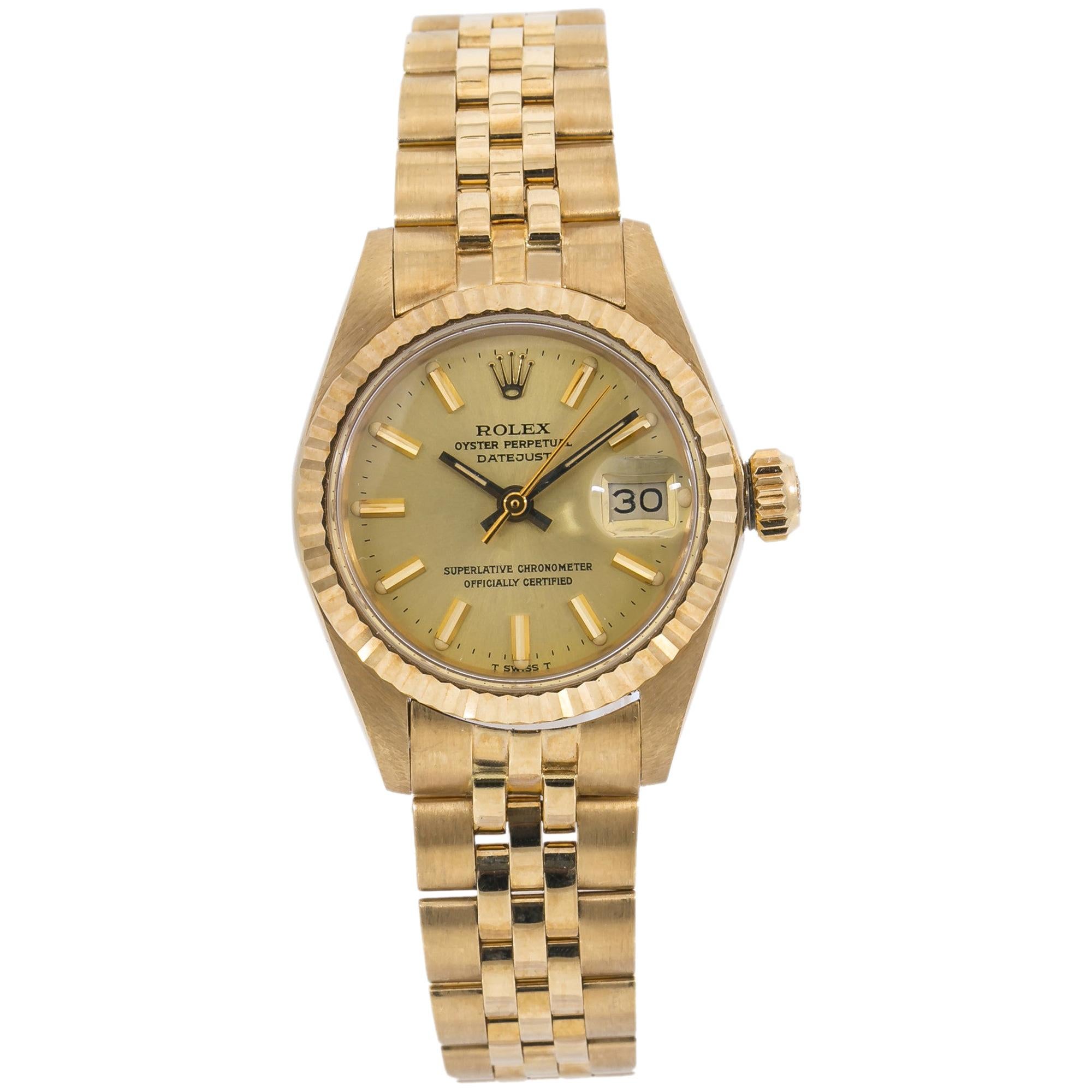 Rolex Datejust 6917, Champagne Dial, Certified and Warranty For Sale