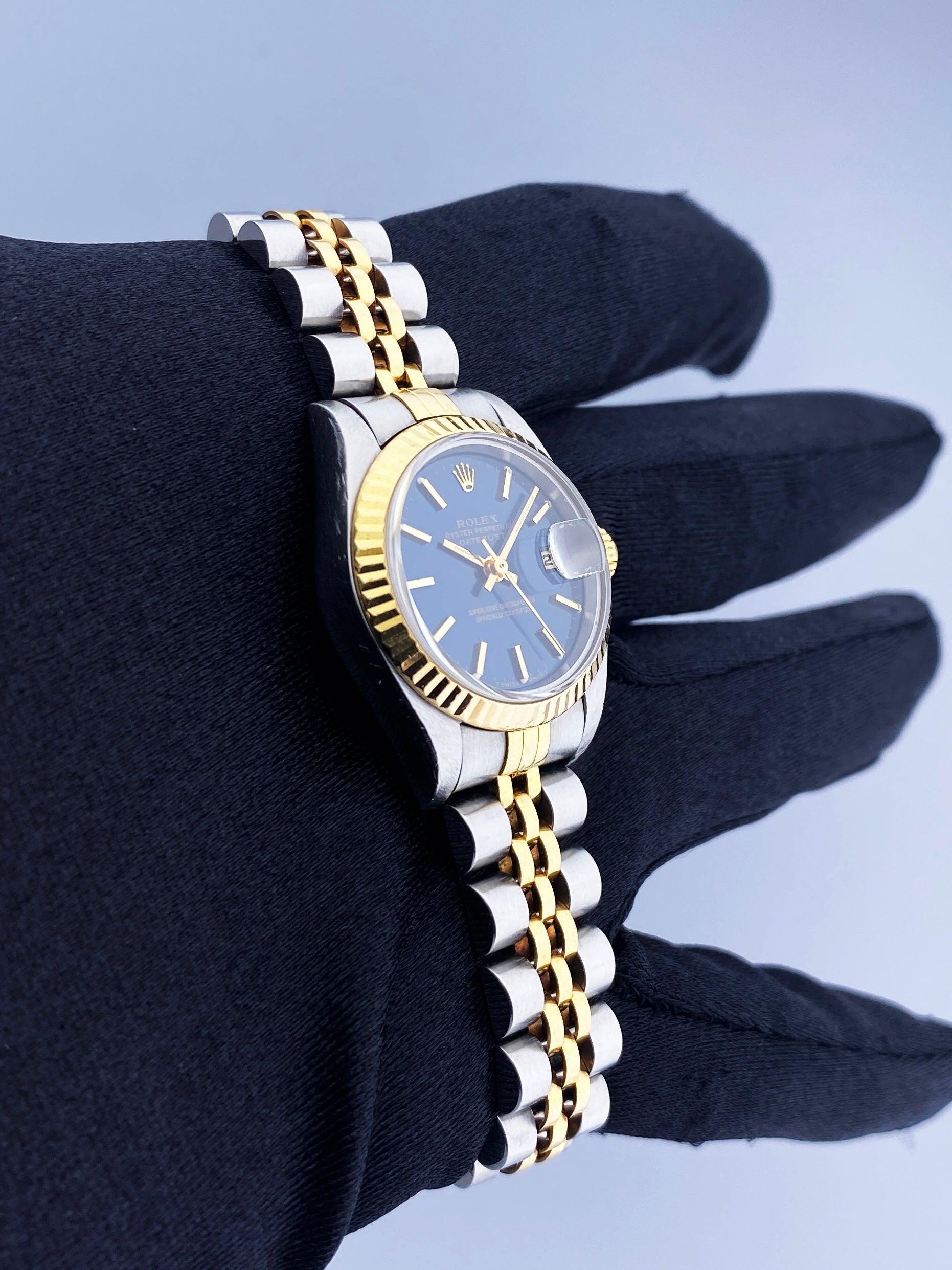 rolex datejust navy