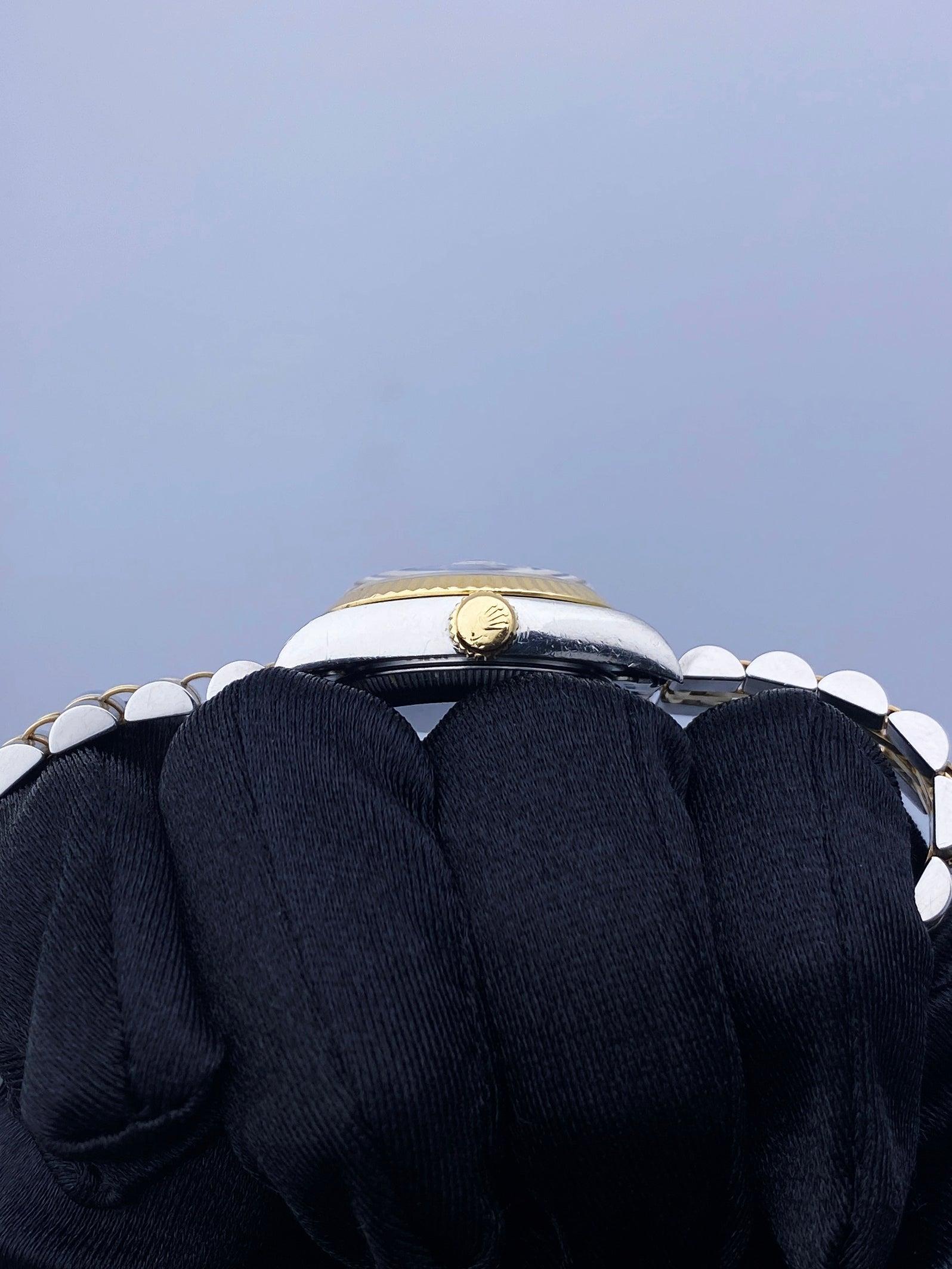 womens rolex blue face