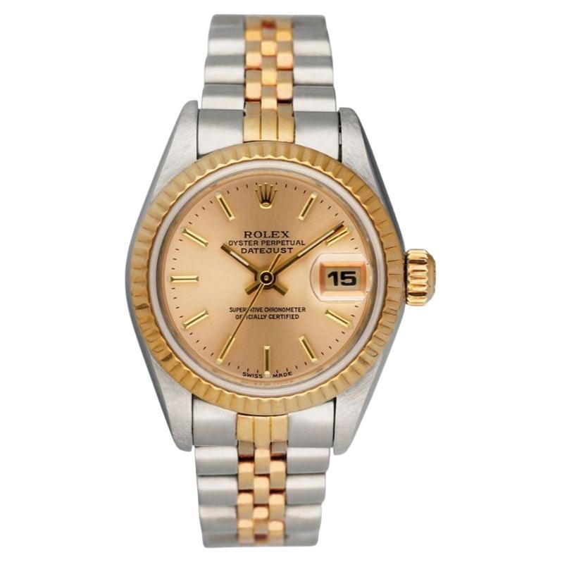 Rolex Datejust 69173 Champagne Dial Ladies Watch