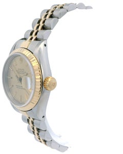 Rolex Datejust 69173 Champagne Dial Steel & Yellow Gold Box & Papers