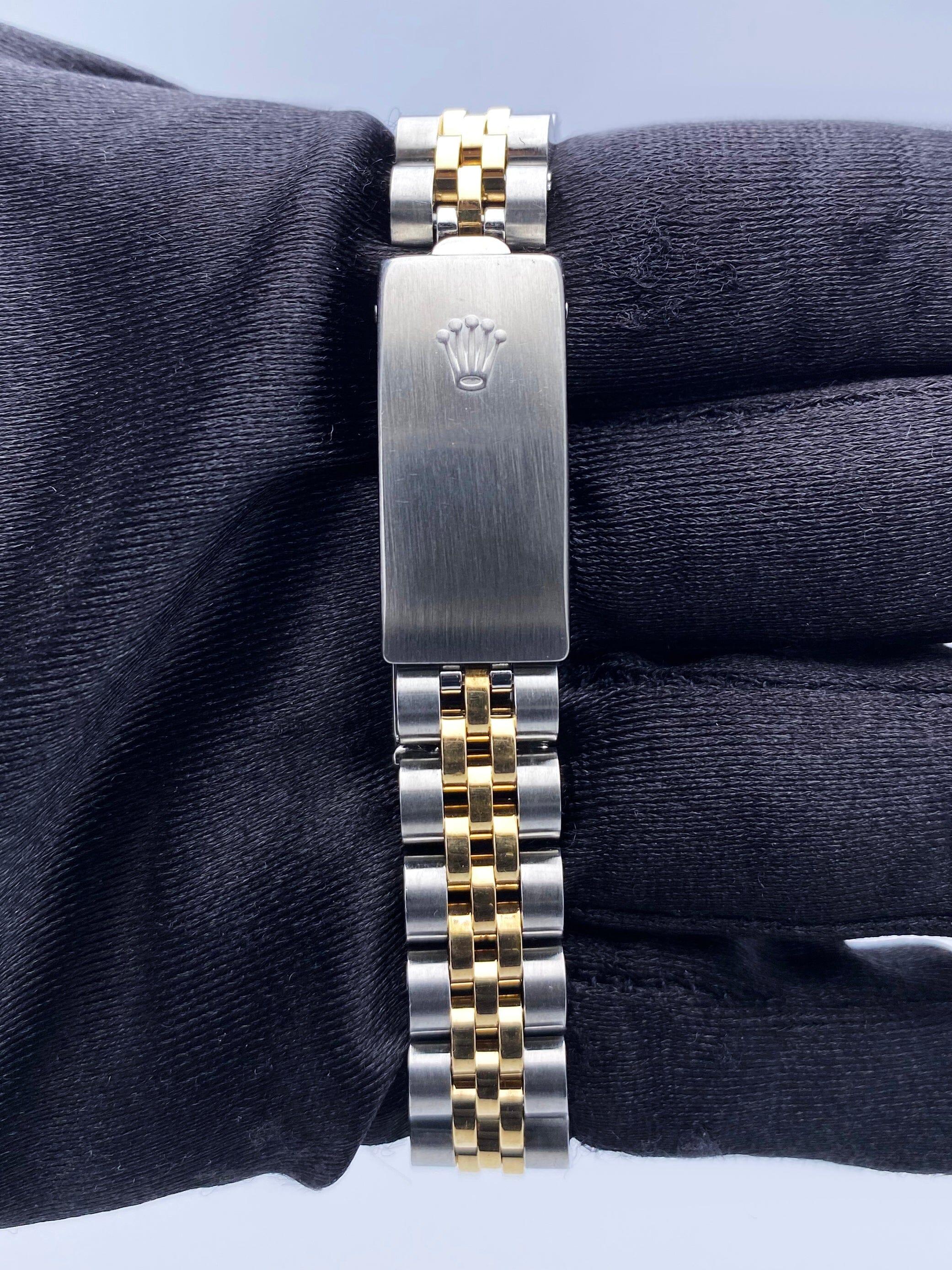 Rolex Datejust 69173 Diamond Champagne Dial Ladies Watch Box Papers im Angebot 2