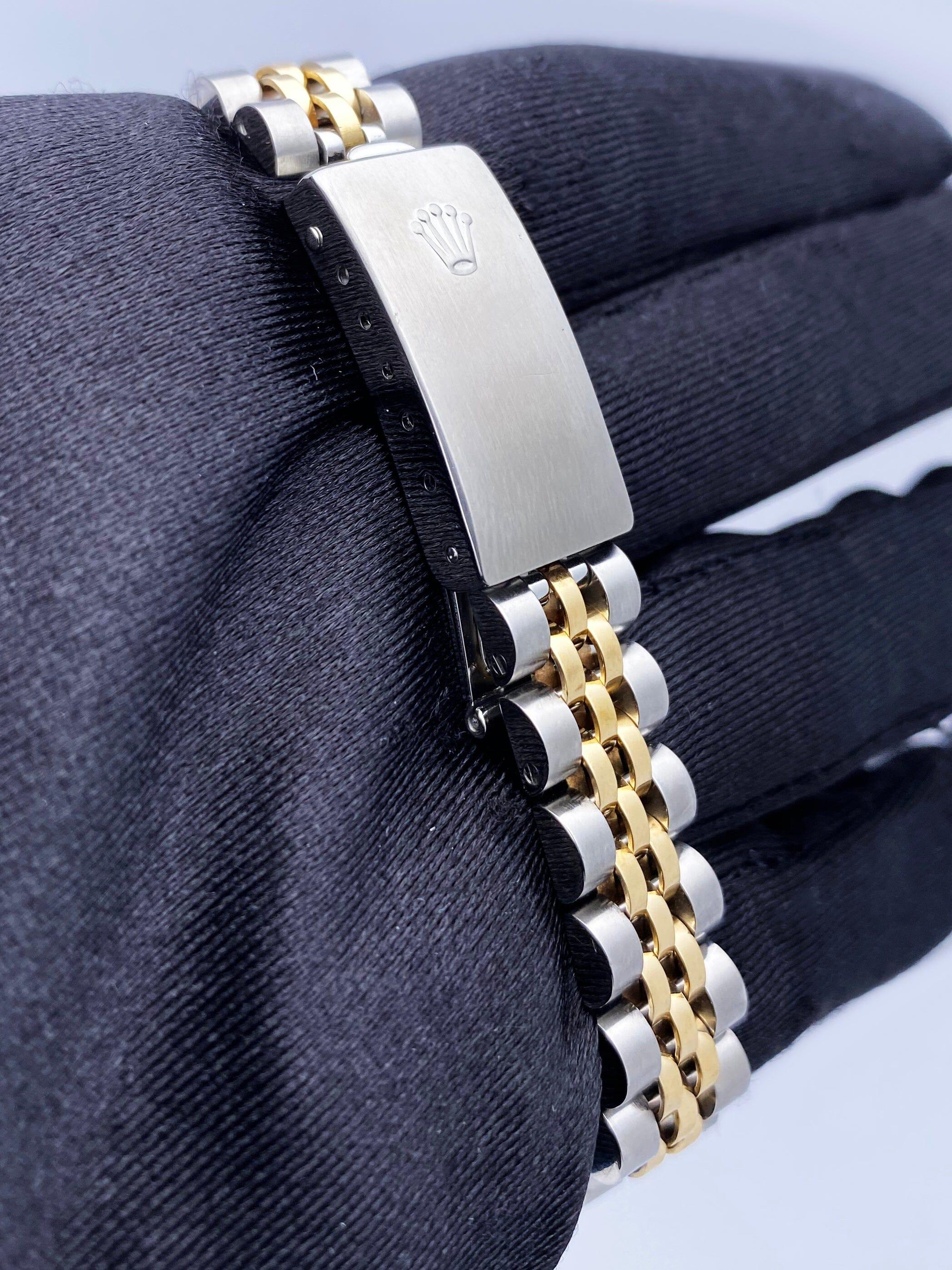 Rolex Datejust 69173 Diamond Champagne Dial Ladies Watch Box Papers im Angebot 3